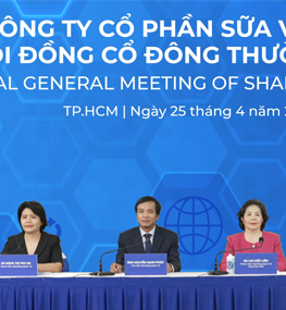 ĐHĐCĐ Vinamilk: Mục tiêu doanh thu kỷ lục, duy trì cổ tức tiền mặt cao