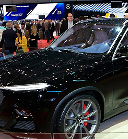 Chùm ảnh về xe hơi Vinfast LUX V8 tại triển lãm Geneva