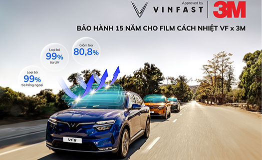 3M phát triển phim cách nhiệt cao cấp dành riêng xe điện VinFast