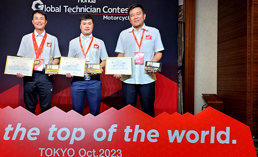 Honda Việt Nam đoạt giải cao tại Hội thi Kỹ thuật viên xe máy thế giới 2023