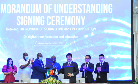 FPT hỗ trợ Chính phủ Sierra Leone đào tạo nguồn nhân lực số chất lượng cao