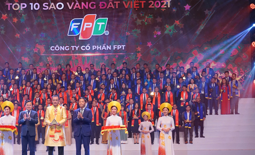 FPT 7 lần liên tiếp đứng trong Top 10 Sao Vàng Đất Việt