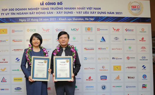 Petrovietnam giữ vững vị trí Top 500 doanh nghiệp tăng trưởng nhanh nhất Việt Nam