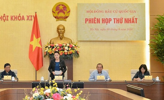 Chủ tịch QH Nguyễn Thị Kim Ngân chủ trì phiên họp thứ nhất Hội đồng Bầu cử Quốc gia