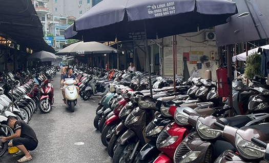 Chợ xe máy cũ ở Hà Nội đìu hiu sau 10 ngày quy định biển số định danh