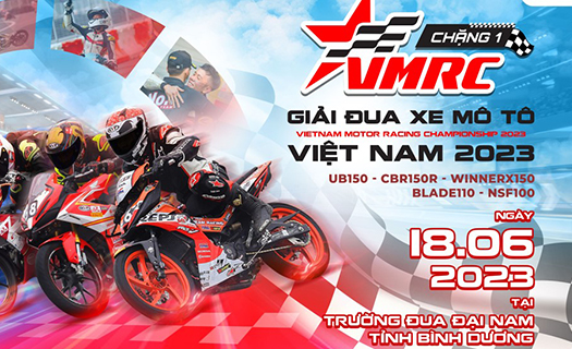 Giải đua xe Mô tô Việt Nam - VMRC 2023 chính thức khởi động