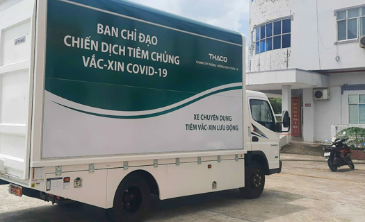 Bạc Liêu, Hậu Giang có xe tiêm vaccine lưu động