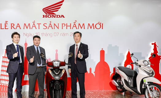 Công ty Honda Việt Nam (HVN) giới thiệu phiên bản hoàn toàn mới mẫu xe Sh mode 125cc.