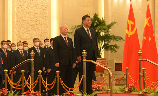 Lễ đón trọng thể Tổng Bí thư Nguyễn Phú Trọng thăm chính thức Trung Quốc