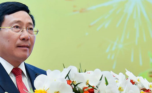 Phó Thủ tướng Phạm Bình Minh trả lời báo chí về vai trò kép của Việt Nam năm 2020