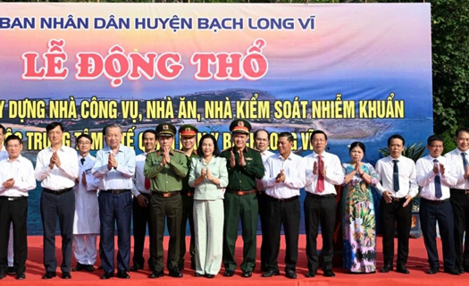 Tổng Bí thư Tô Lâm thăm và làm việc tại huyện đảo Bạch Long Vĩ, Hải Phòng