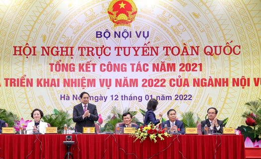 Thủ tướng Phạm Minh Chính dự hội nghị tổng kết công tác ngành Nội vụ