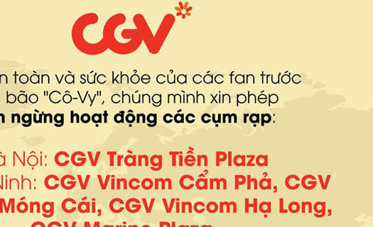 CGV đóng cửa rạp chiếu đầu tiên ở Hà Nội vì dịch Covid-19