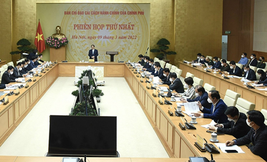 Thủ tướng chủ trì phiên họp thứ nhất Ban chỉ đạo cải cách hành chính của Chính phủ