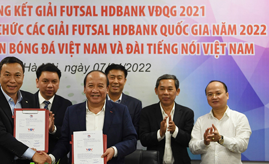 VOV tiếp tục đồng hành với VFF và HDBank tổ chức các giải Futsal Quốc gia năm 2022